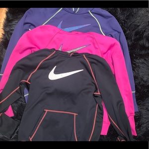 3 Therma-Fit Nike Hoodies